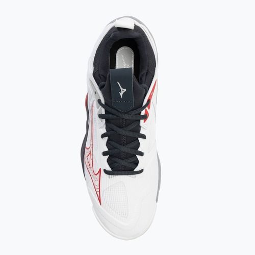 Pánska volejbalová obuv Mizuno Wave Momentum 3 white/salsa/black