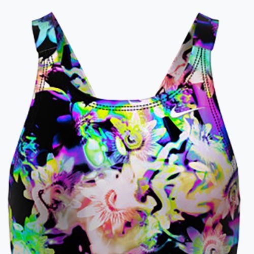 Detské jednodielne plavky Nike Hydrastrong Multi Print Fastback rainbow