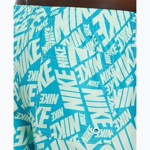 Pánske plavecké šortky Nike Tossed 5" Volley vapor green