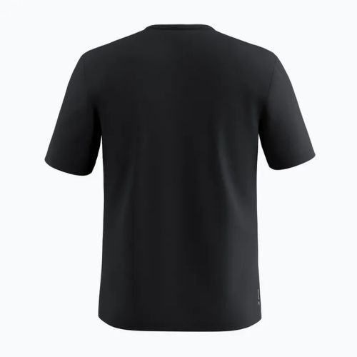 Pánske trekingové tričko Salewa Solidlogo Dry black out