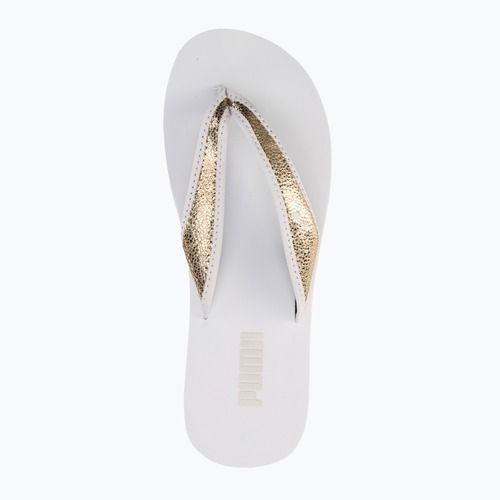 Dámske žabky PUMA Sandy Flip Metallic Shine puma white/puma gold
