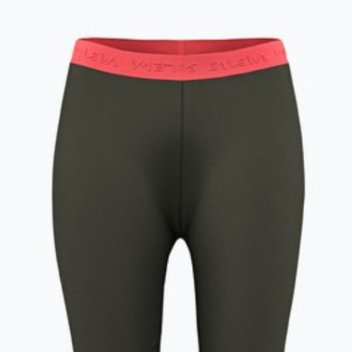 Dámske termo nohavice Salewa Cristallo Warm AMR 3/4 dark olive
