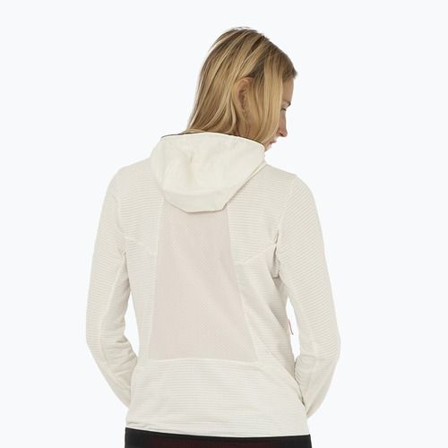 Dámska trekingová mikina Salewa Pedroc PL Hooded white