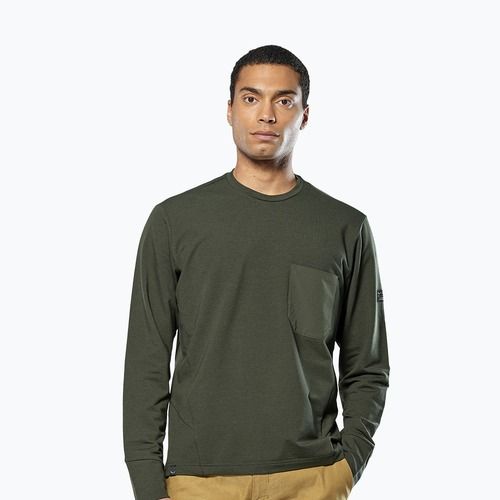 Pánska mikina Salewa Fanes Dry Pullover tmavozelená