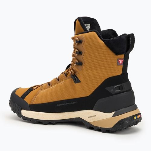 Pánske trekové topánky Salewa Puez Winter Mid Ptx golden brown/black