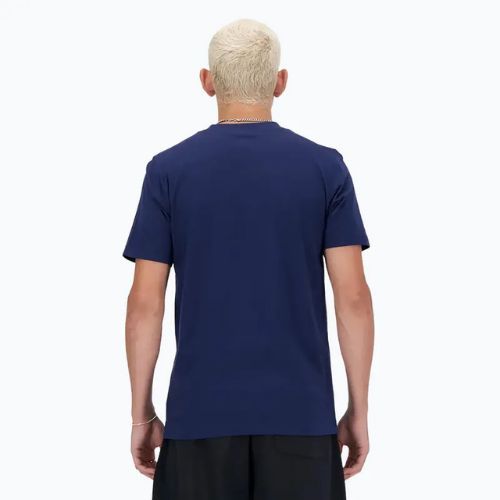Pánske tričko New Balance Stacked Logo navy