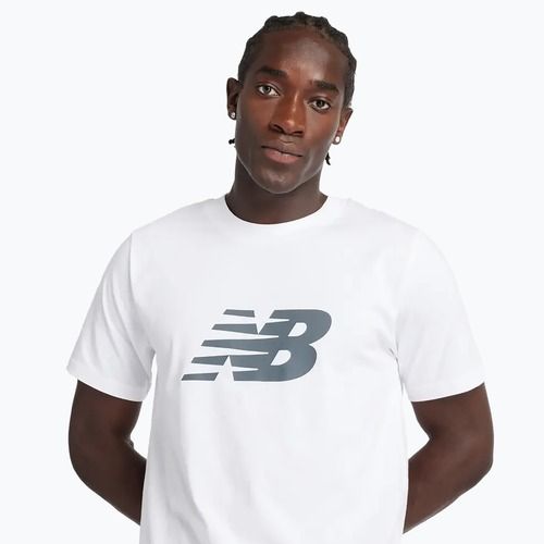 Pánske tričko New Balance Graphic V Flying white