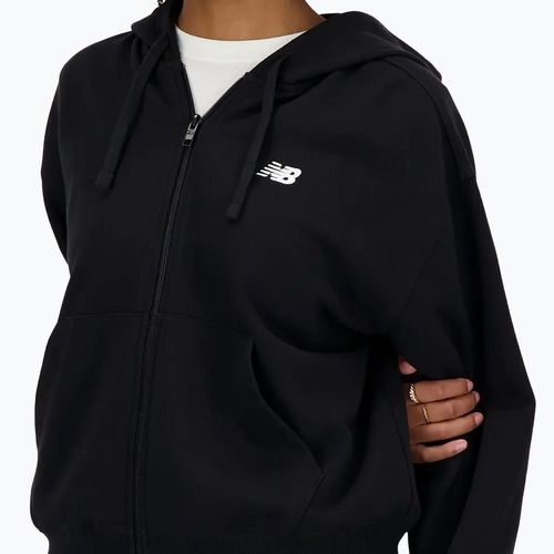 Dámska mikina New Balance French Terry Full Zip black