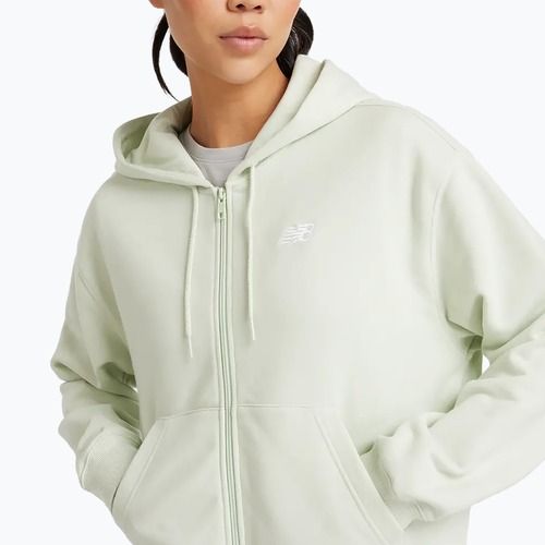 Dámska mikina New Balance French Terry Full Zip natural mint