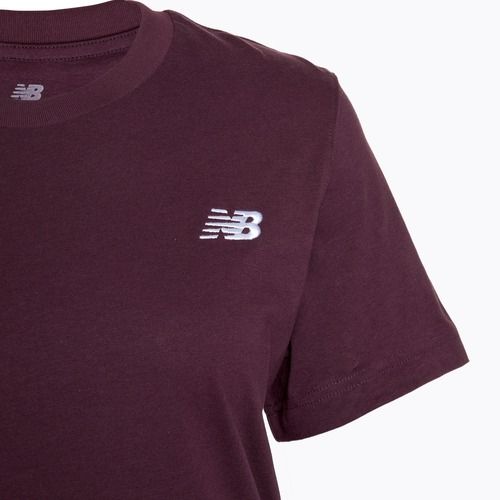 Dámske tričko New Balance Essentials Jersey plum brown