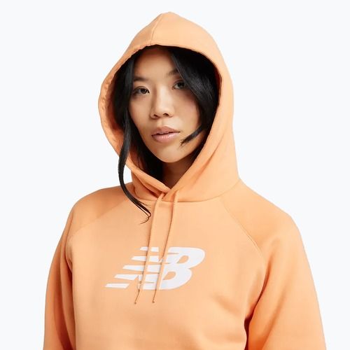 Dámska mikina New Balance Fleece Hoodie brown