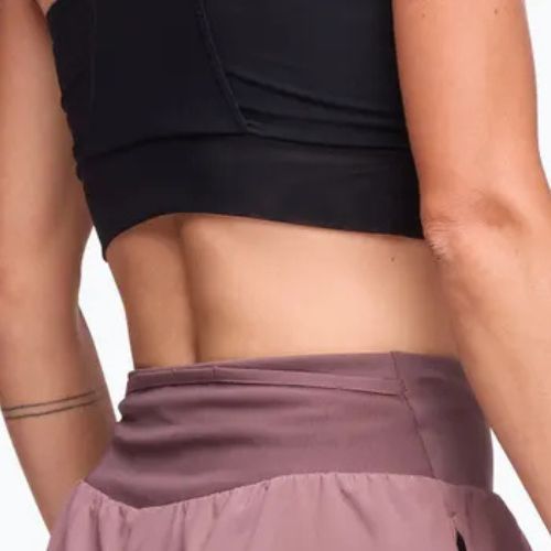 Dámske bežecké šortky HOKA Glide 4" smokey quartz