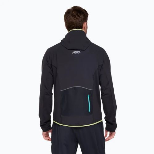 Pánska bežecká mikina HOKA Sky Glow Half Zip black