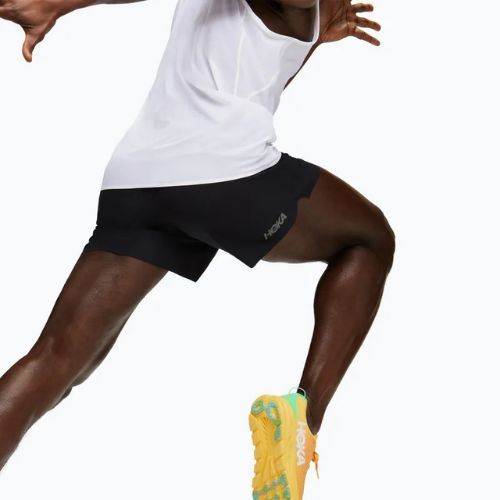 Pánske bežecké šortky HOKA Glide With Brief 5" black