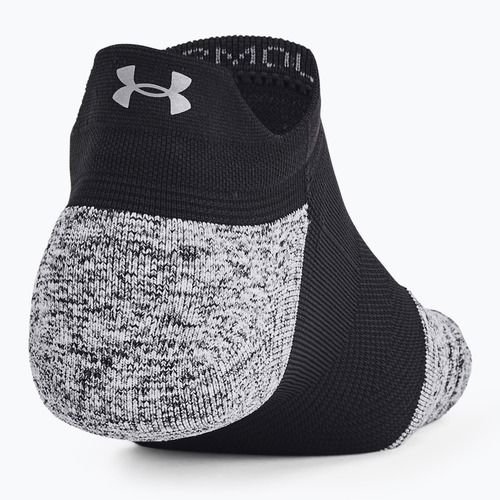 Bežecké ponožky Under Armour Dry Run Cushion No Show 3 pary black/pitch gray/reflective