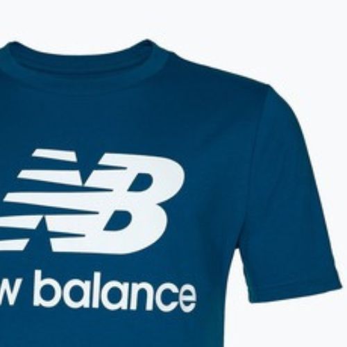 Pánske tričko New Balance Essentials Stacked Logo modré