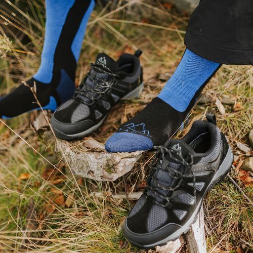 Pánske trekingové topánky KADVA Traver Low WaterProof čierne