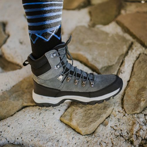 Pánske trekingové topánky KADVA Adven Mid WaterProof šedé