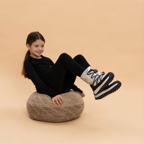 Detské snehule KADVA Haven WaterProof Jrg 3M Thinsulate strieborné