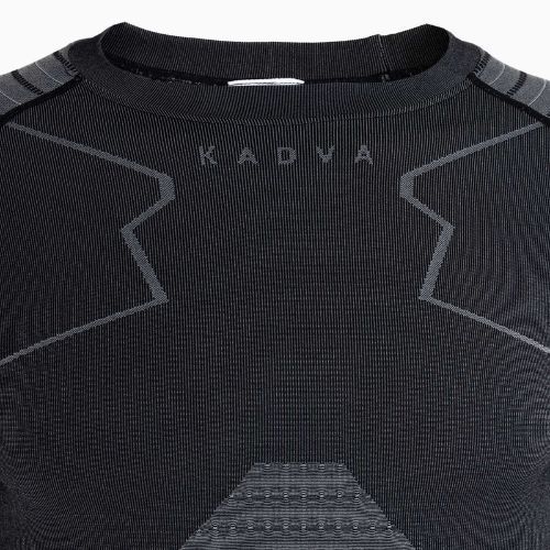 Komplet termoregulačnej pánskej bielizne KADVA Streif Set bezšvový čierny