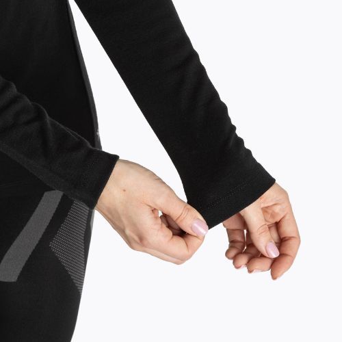 Dámska termo mikina WOOLCANO Merino TOP0545 black