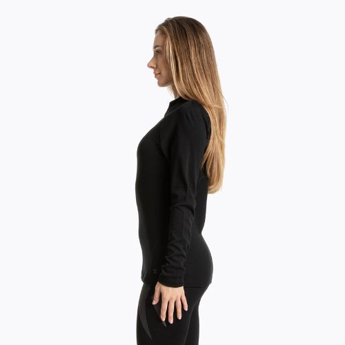 Dámska termo mikina WOOLCANO Merino TOP0545 black