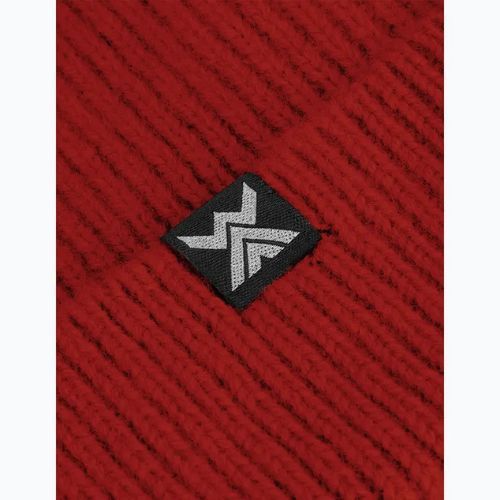 Zimná čiapka WOOLCANO Merino HAT0440 czerwony