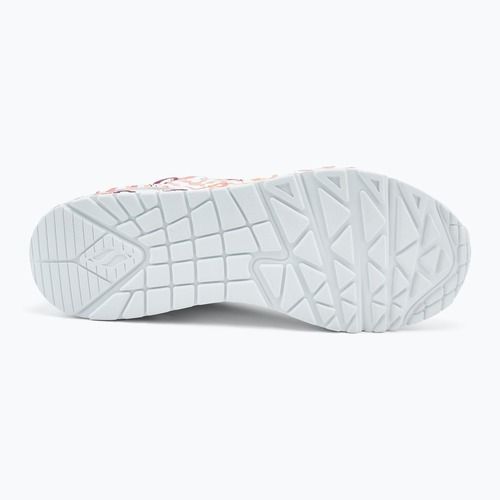 Dámska obuv SKECHERS JGoldcrown Uno Spread The Love white/coral