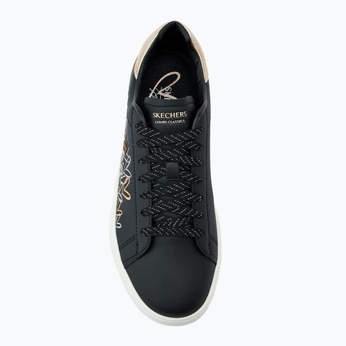Dámske topánky SKECHERS JGoldcrown Eden LX Gleaming Hearts black/mulitcolor
