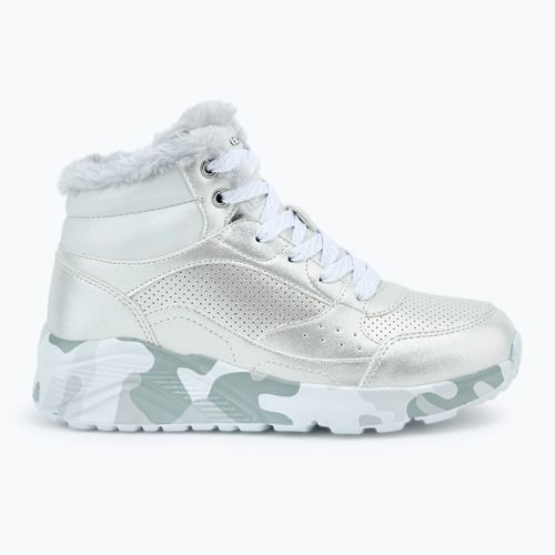 Detské topánky SKECHERS Uno Lite Camo Dazzle silver/grey