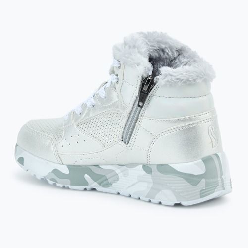 Detské topánky SKECHERS Uno Lite Camo Dazzle silver/grey