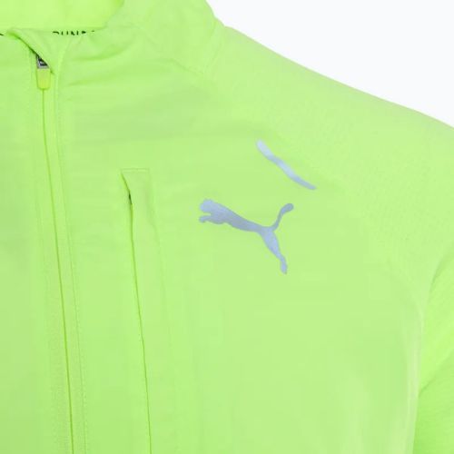 Dámska bežecká bunda PUMA Run Gridfleece fizzy apple
