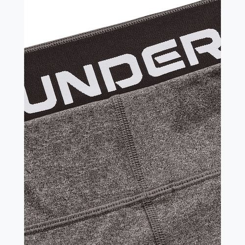 Dámske tréningové legíny Under Armour ColdGear Authentics charcoal light heather/black
