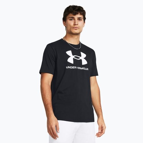 Pánske tričko Under Armour Sportstyle Logo Update black/white