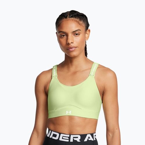 Fitness podprsenka Under Armour Infinity High 2.0 retro green/white
