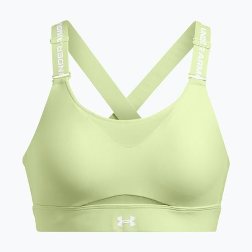 Fitness podprsenka Under Armour Infinity High 2.0 retro green/white