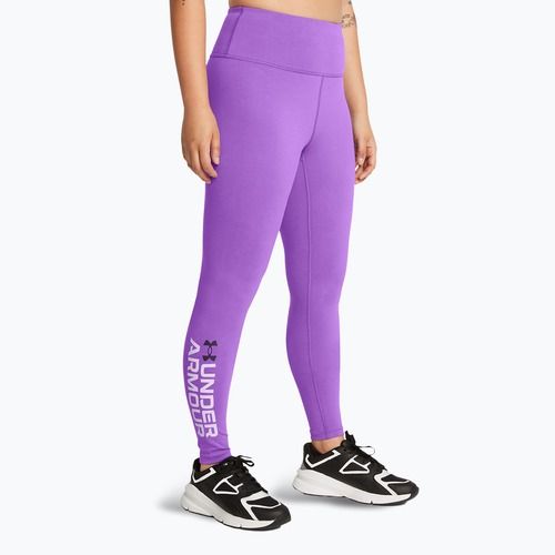 Dámske tréningové legíny Under Armour Campus Graphic lavish/salt purple/black