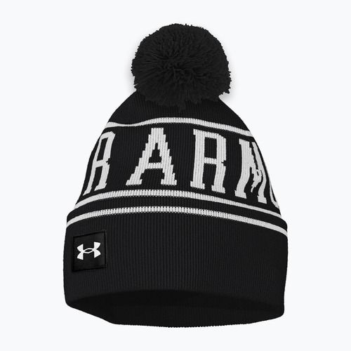 Zimná čiapka Under Armour Halftime Pom Beanie black/white/white