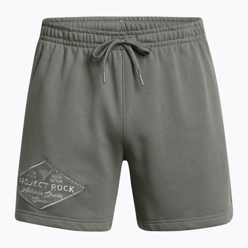 Pánske tréningové šortky Under Armour Project Rock HWT clay green