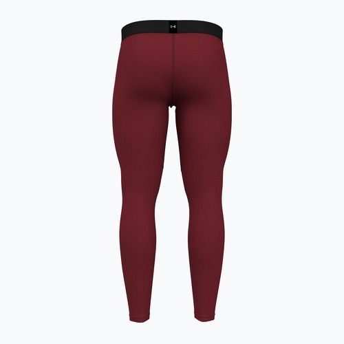 Pánske tréningové legíny Under Armour Elite CG cardinal / metalická strieborná