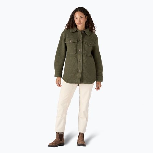 Dámske tričko Patagonia Retro Pile Shacket pine needle green