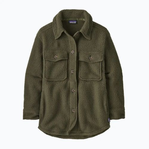 Dámske tričko Patagonia Retro Pile Shacket pine needle green