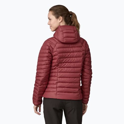 Dámska páperová bunda Patagonia Down Sweater Hoody oxide red