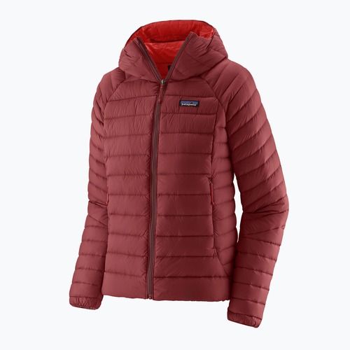 Dámska páperová bunda Patagonia Down Sweater Hoody oxide red