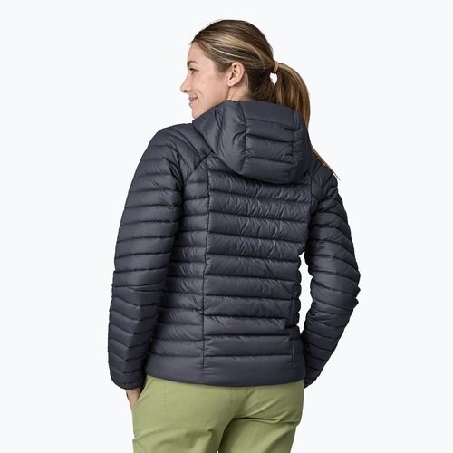 Dámska páperová bunda Patagonia Down Sweater Hoody smolder blue