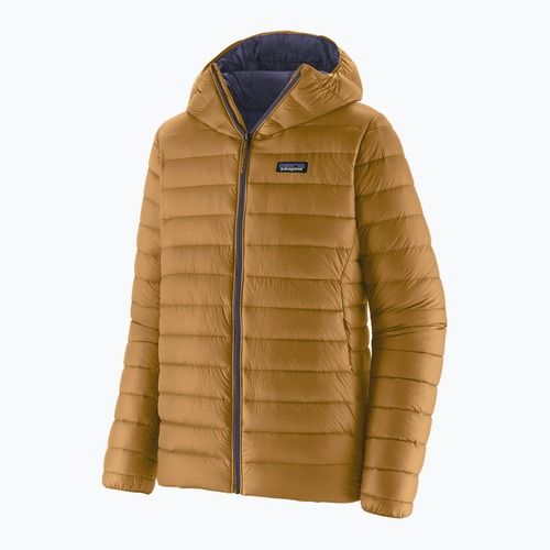 Pánska  páperová bunda  Patagonia Down Sweater Hoody rapotor brown