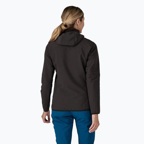 Dámska softshellová bunda Patagonia R2 CrossStrata Hoody black