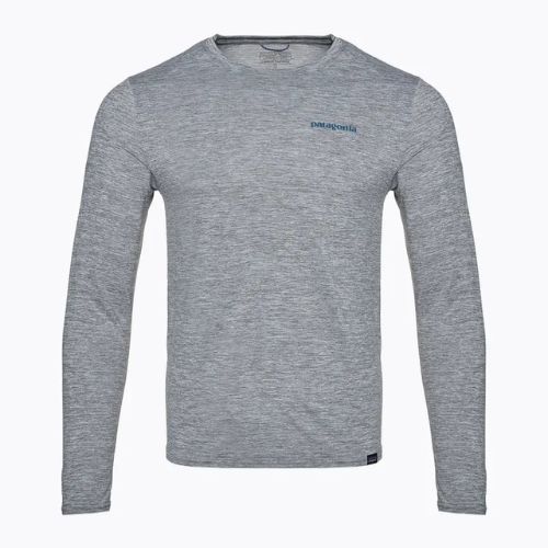 Pánske tričko Patagonia Cap Cool Daily Graphic Shirt-Waters boardshort logo abalone blue/feather grey