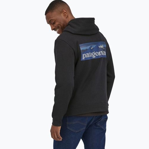 Mikina Patagonia Boardshort Logo Uprisal Hoody ink black