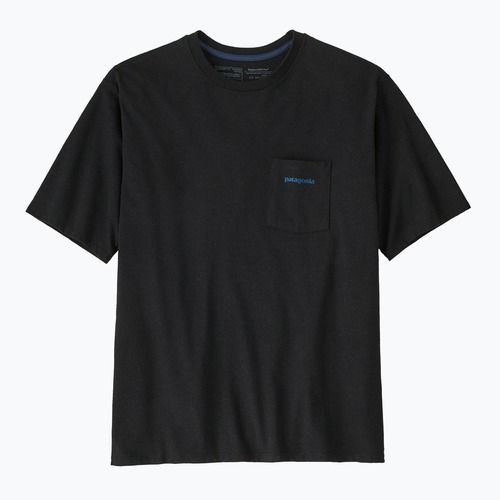 Pánske tričko Patagonia Boardshort Logo Pocket Responsibili ink black